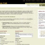 Horseshoe Crab Research Database
http://horseshoecrab.org/research/